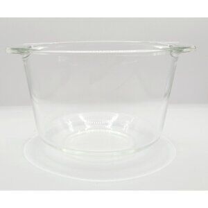 Pyrex 1.5 Qt Mixer Bowl #343 Clear Glass Mixing Nesting Bowl w/Handles *READ